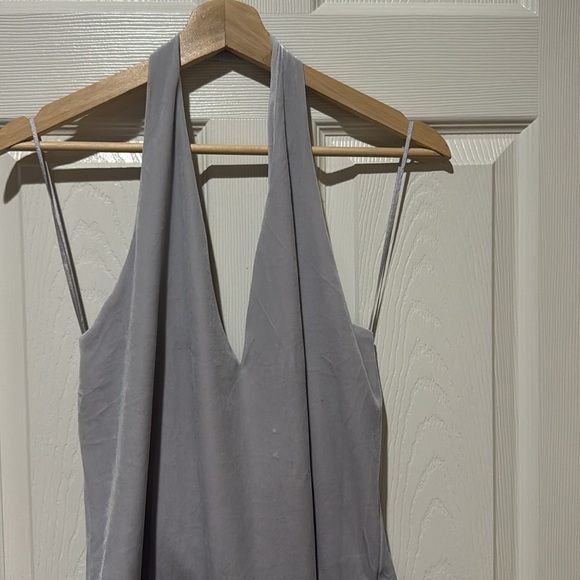 NWOT Body Contour Velvet Deep V-Neck
Halter Bodysuit ✨ - Picture 3 of 5